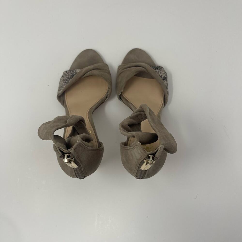 Vince Camuto Nude/Snake Skin Heels Women’s Size 7 Good Condition - Picture 10 of 11